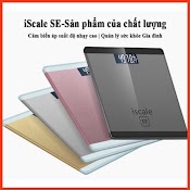 Cân Điện Tử Iscale Gia Đình 180Kg - Cân Sức Khỏe Tiện Lợi