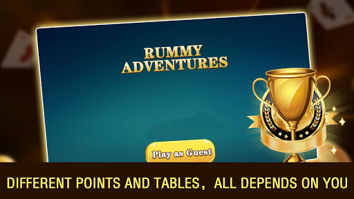 Rummy adventures card game onl