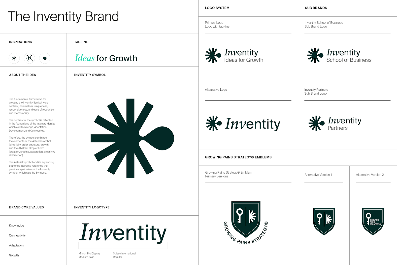 Inventity branding: a cohesive visual identity for ambitious growth - brand identity artifact