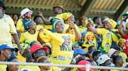 ANC supporters gather at Mzipho sports ground in Msinga for an ANC rally before the party's manifesto launch.