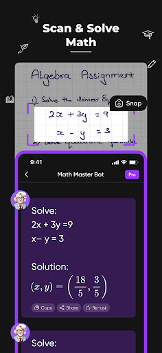 Screenshot AI Homework Helper－Math Solver