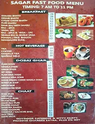 Sagar menu 5