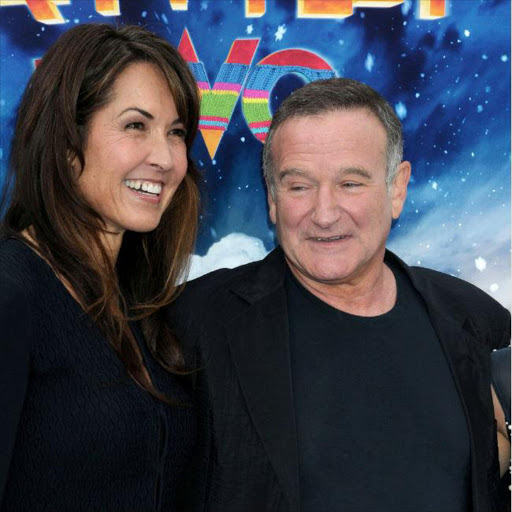 Susan Schneider and late husband Robin Williams