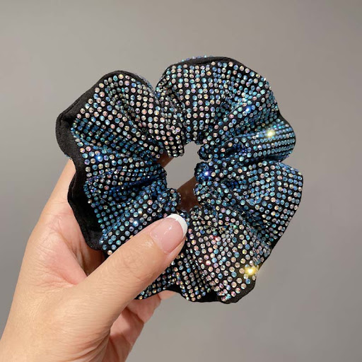 Title 4, Polka Dot Hot Rhinestone Hairpin Large Intestin...