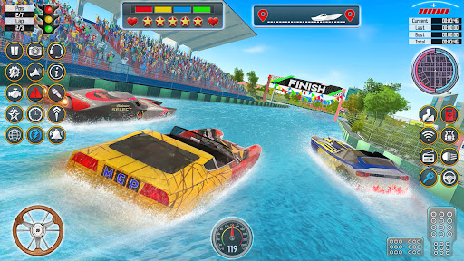 Screenshot Speed Boat Racing: Boat games