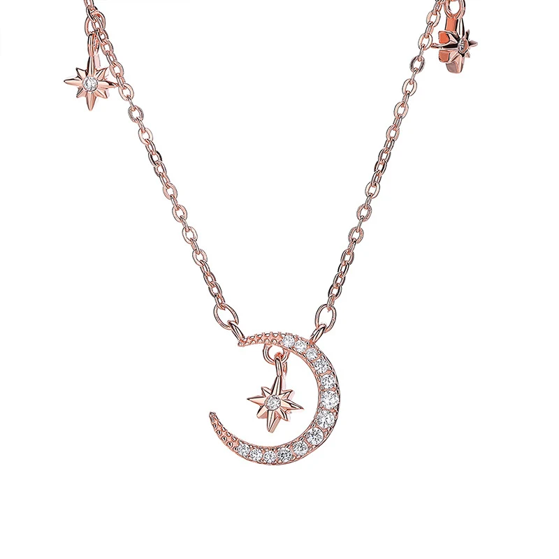 Moon Star Clavicle Chain