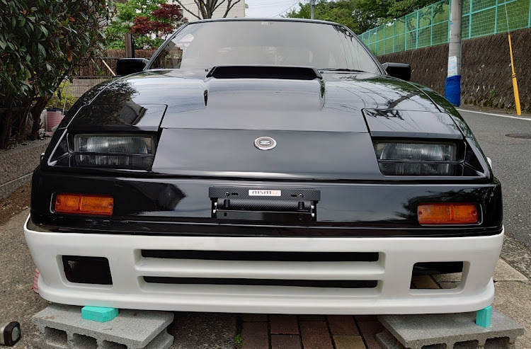 フェアレディZのZ31・フロントスポイラー・メーカー不明・低クオリティ・装着作業開始に関するカスタム事例の投稿画像2枚目