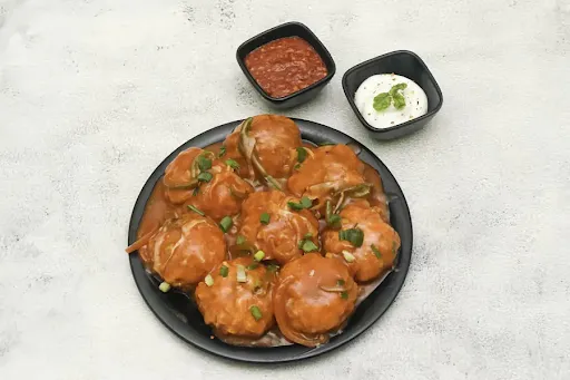 Cheesy Mushroom Makhni Momos