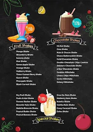 Mr. Milkshake menu 2