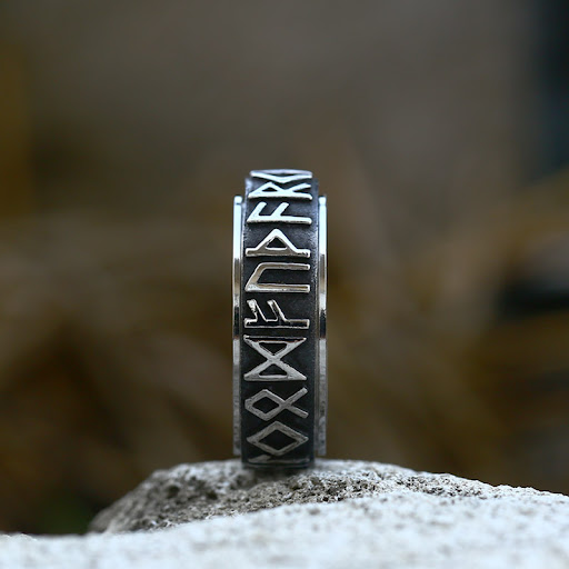 Title 2, European and American Viking Ancient Silver Rin...
