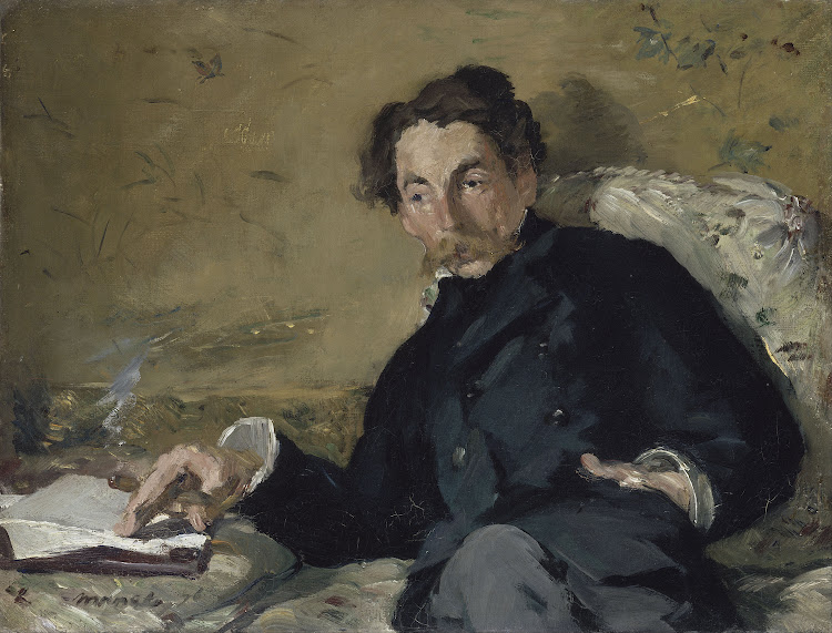 Portrait of Stéphane Mallarmé, French painter Edouard Manet.