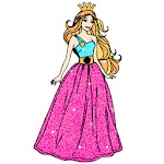 Cover Image of Herunterladen Princess Glitter Color by Number: Ölgemäldebuch 2.5 APK