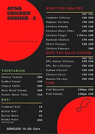 Apna Chicken Corner 2 & Packaging Centre menu 1