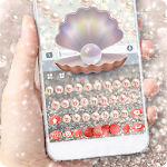 Cover Image of Download Beautiful Pearl Keyboard Theme 1.0 APK