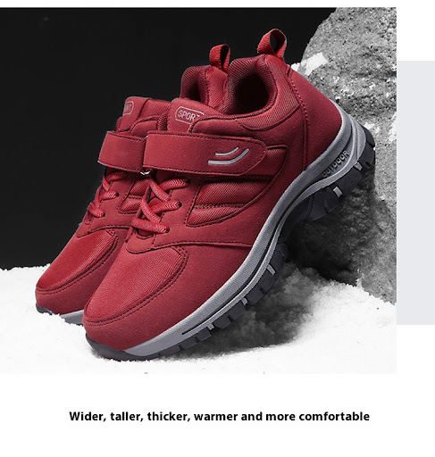 Title 5, Winter Shoes For The Old Mens Soft Bottom Walk...