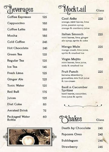 Folks menu 