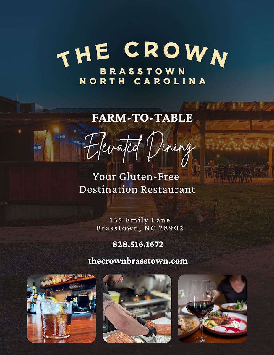 The Crown Restaurant gluten-free menu