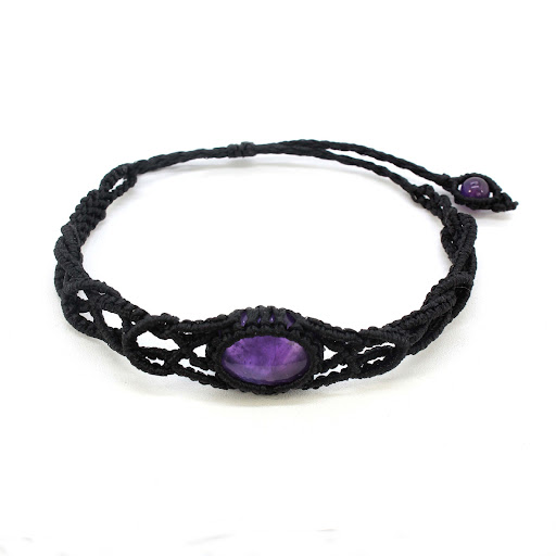 Title 5, Natural Crystal Dan-shaped Handmade DIY Woven B...