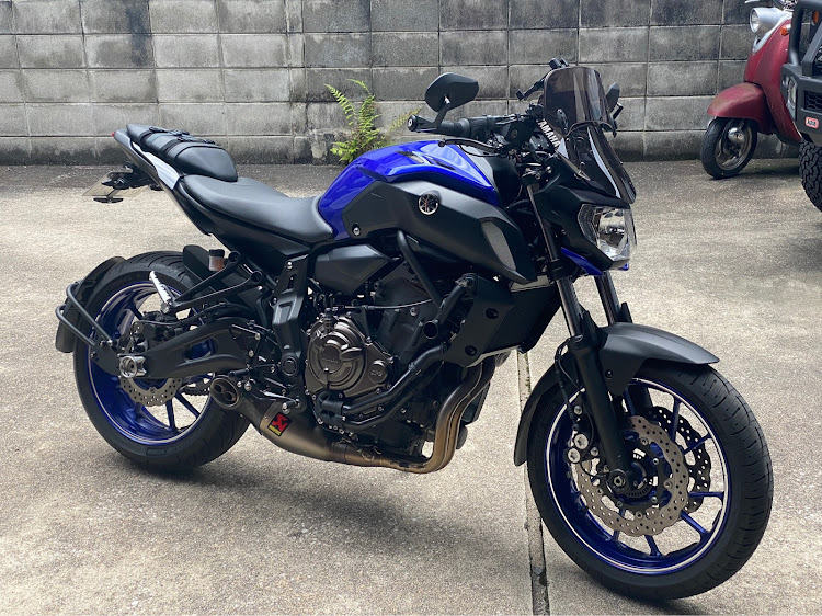スイフトスポーツのスイスポ・MT-07A・ステアリング・なめたに関するカスタム事例の投稿画像2枚目