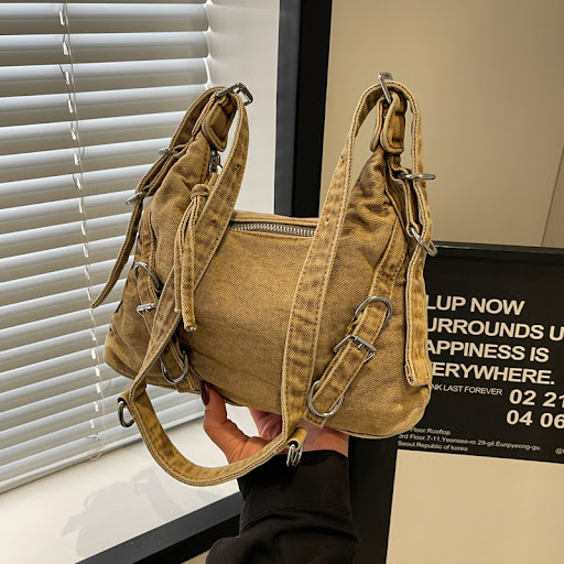 Title 5, Womens Denim Western Style Shoulder Messenger ...