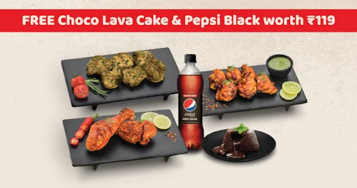 Any 3 Boxes Of Chicken [FREE Gooey Choco Lava Cake & Pepsi]