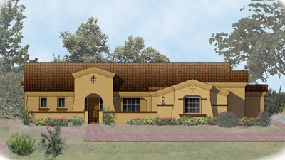 The La Robla floor plan by David Weekley Homes in Acacia Estates Gilbert AZ 85298