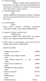 87 Punjabis menu 2