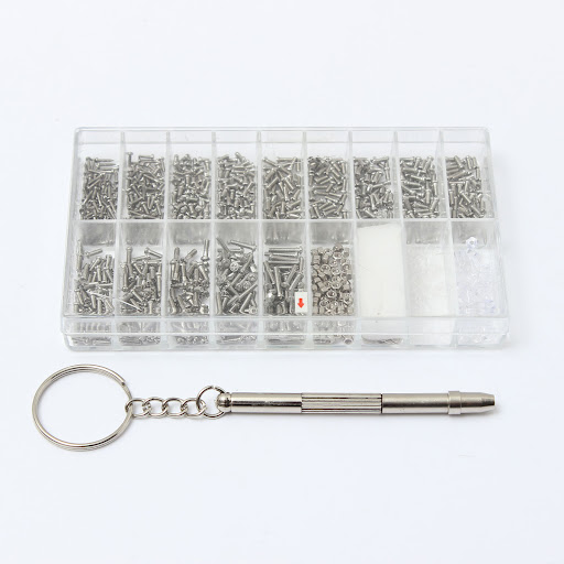 Title 6, 1000pcs Stainless Steel Screw for Micro Glasses...