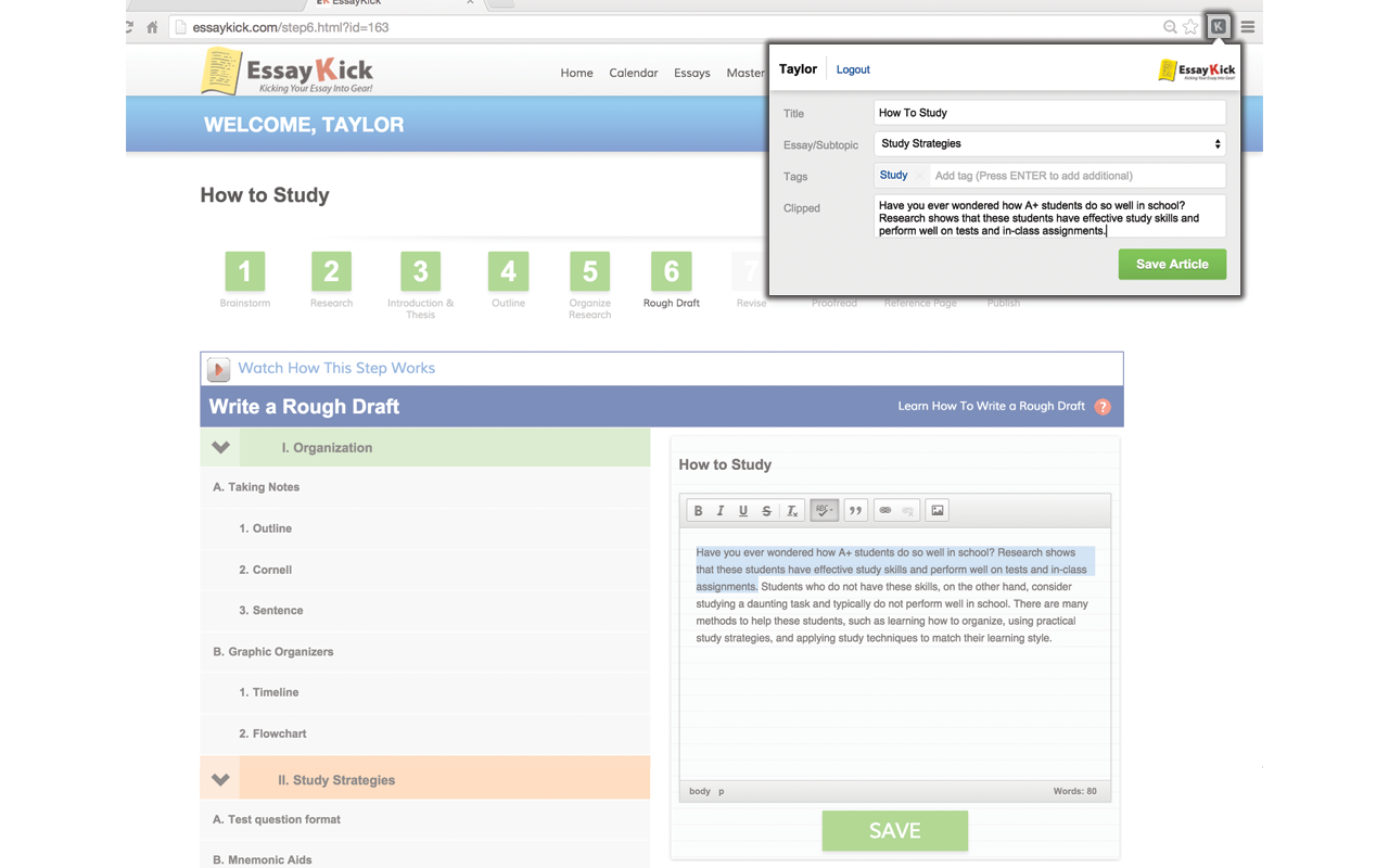 EssayKick Extension Preview image 4