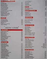 Caravan Serai menu 2