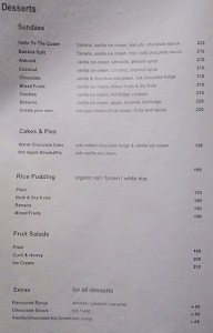 Organic German Bakeshop menu 2