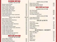 Aromas Of Biryani menu 1