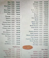 Parantha Express menu 1