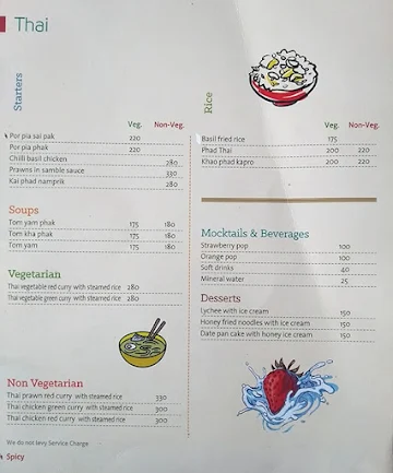 Beijing Bites menu 