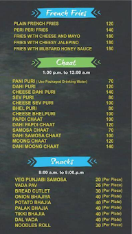 Snack N Slurp menu 2