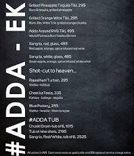 Jaipur Adda menu 3