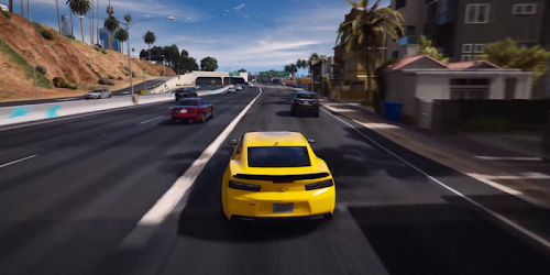 Android application Camaro Driving Simulator 3D screenshort