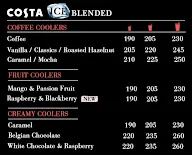 Costa Coffee menu 3