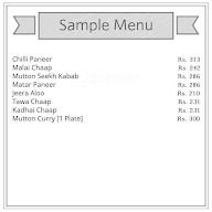 Cookery menu 1