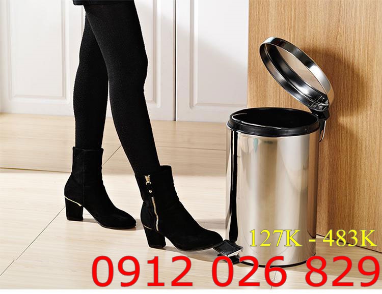 Thùng rác inox đạp chân