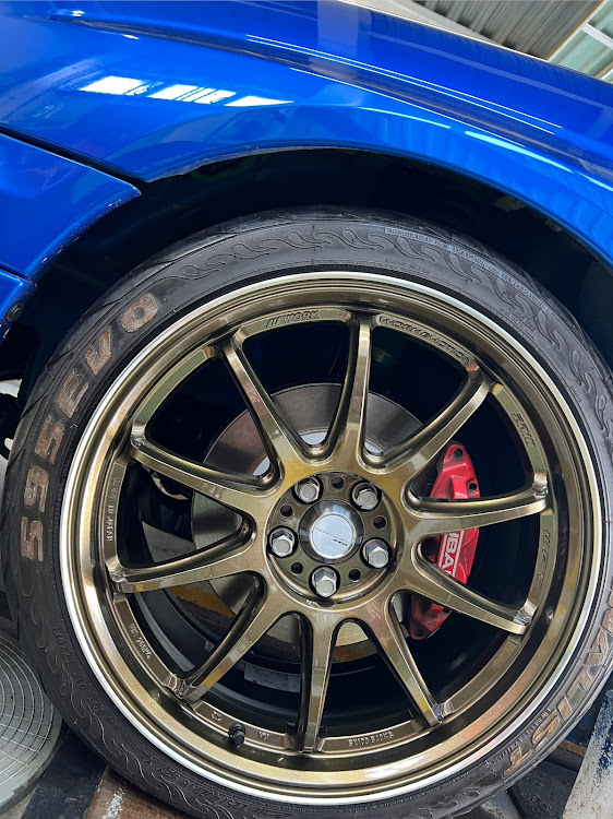 インプレッサ WRXの岩手・ホイール交換・👍️いいね&コメント&フォローありがとうございます。😄😄・今年の夏仕様に関するカスタム事例の投稿画像2枚目