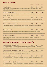 Aroma's Hyderabad House menu 4