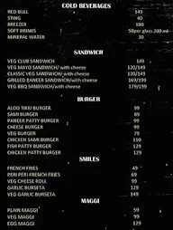 Saddi Baithak menu 2