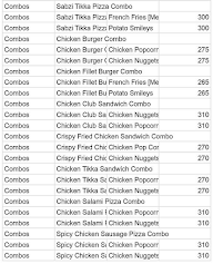 Kishore Chocos menu 2