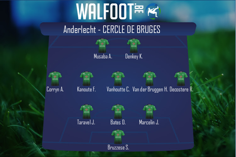 Composition Cercle de Bruges | Anderlecht - Cercle de Bruges (03/03/2021)