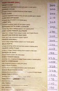 Hotel Praveen International menu 4