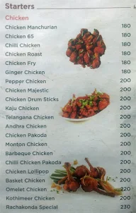 Rachakonda's Bar & Resturant menu 4