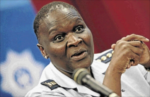 HEAT: Police commissioner Riah Phiyega PHOTO: TEBOGO LETSIE