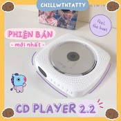 [Tặng Kèm Card Idol Bo Góc] Máy Đĩa Nghe Nhạc Cd 2.2 Kecag Bản Sạc Pin - Máy Đọc Đĩa Cd, Dvd Treo Tường, Để Bàn Nhỏ Gọn