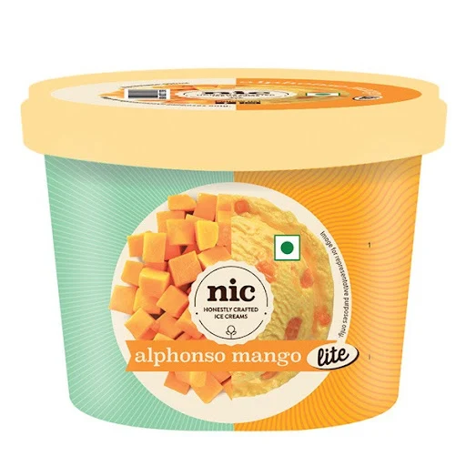 Alphonso Mango Sugarless Ice Cream 100ml(Lite)